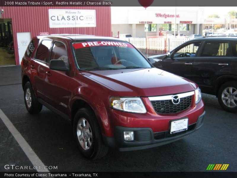 Redfire Metallic / Charcoal Black 2008 Mazda Tribute i Sport