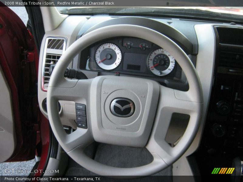 Redfire Metallic / Charcoal Black 2008 Mazda Tribute i Sport