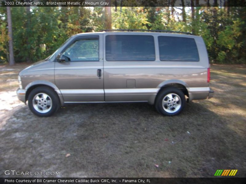 Bronzemist Metallic / Medium Gray 2003 Chevrolet Astro