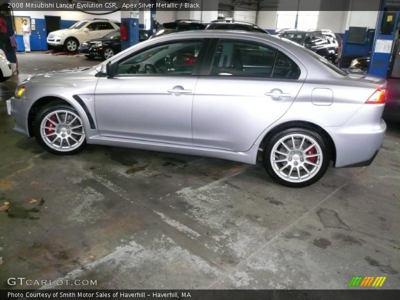  2008 Lancer Evolution GSR Apex Silver Metallic