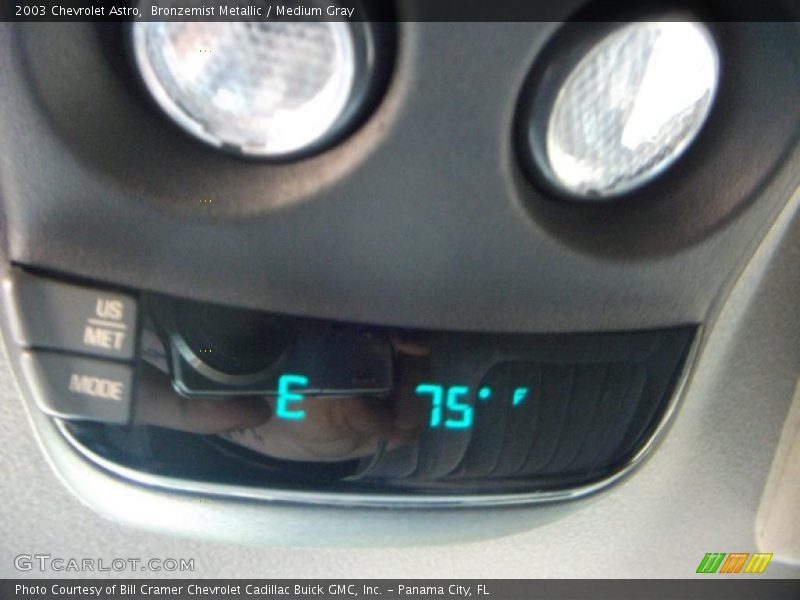 Bronzemist Metallic / Medium Gray 2003 Chevrolet Astro