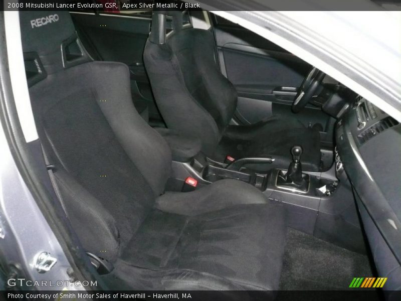 2008 Lancer Evolution GSR Black Interior