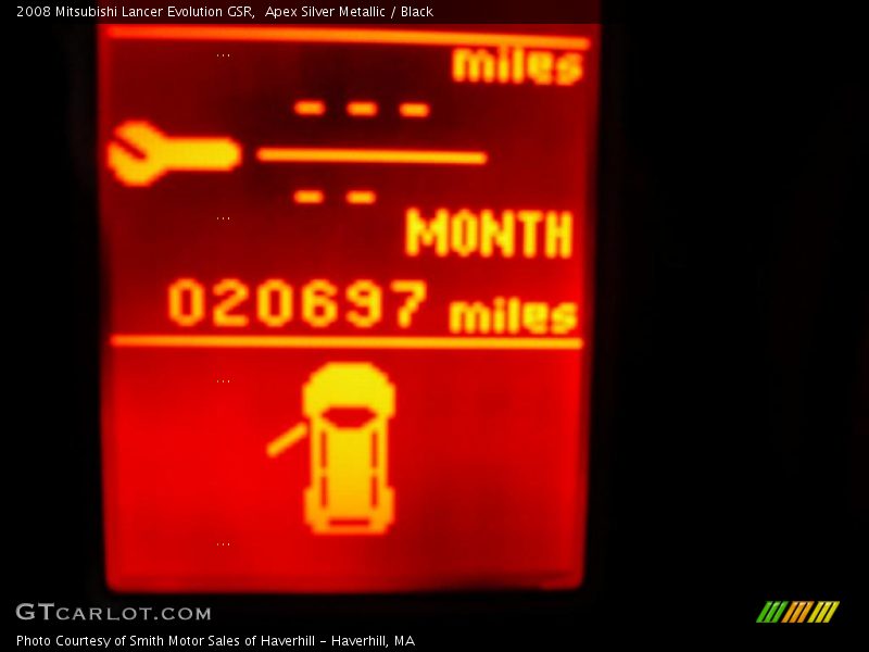 Apex Silver Metallic / Black 2008 Mitsubishi Lancer Evolution GSR