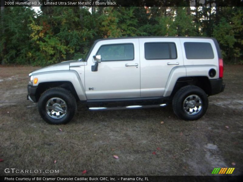 Limited Ultra Silver Metallic / Ebony Black 2008 Hummer H3 X