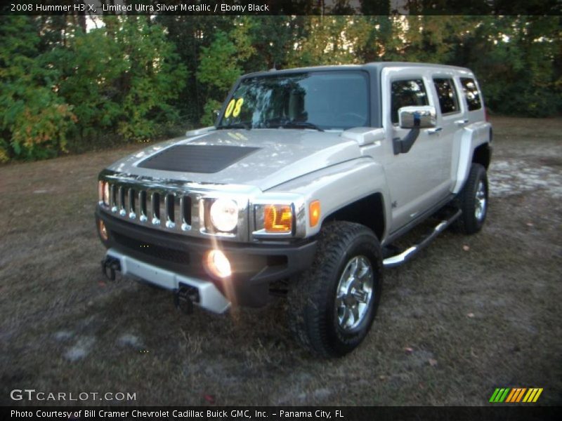 Limited Ultra Silver Metallic / Ebony Black 2008 Hummer H3 X