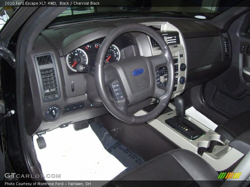 Black / Charcoal Black 2010 Ford Escape XLT 4WD