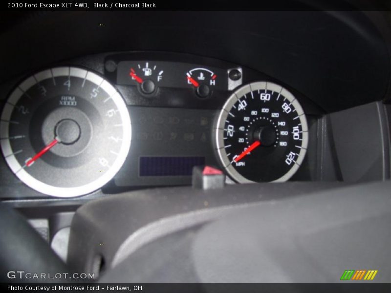 Black / Charcoal Black 2010 Ford Escape XLT 4WD