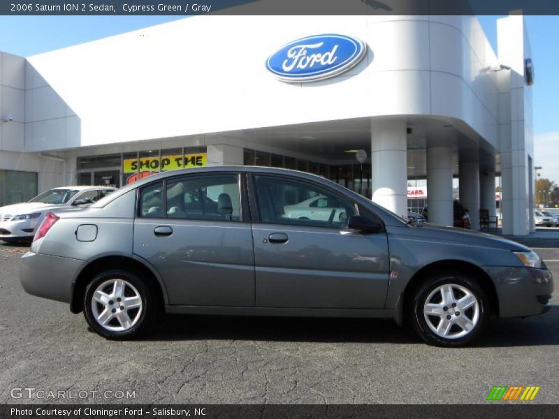 Cypress Green / Gray 2006 Saturn ION 2 Sedan