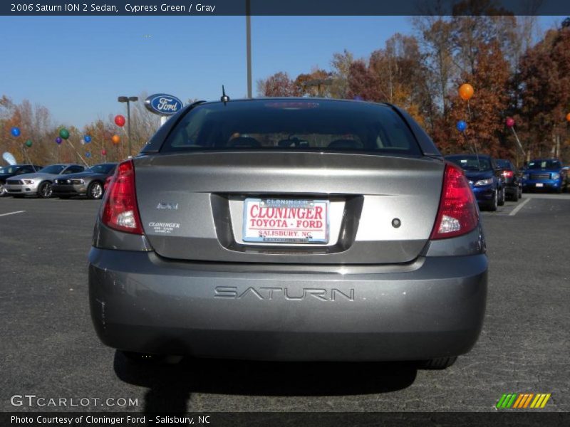Cypress Green / Gray 2006 Saturn ION 2 Sedan