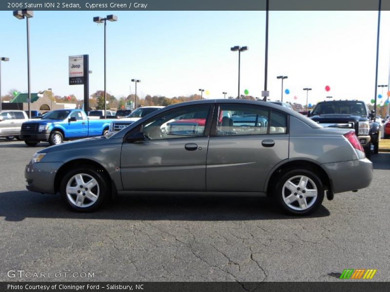 Cypress Green / Gray 2006 Saturn ION 2 Sedan