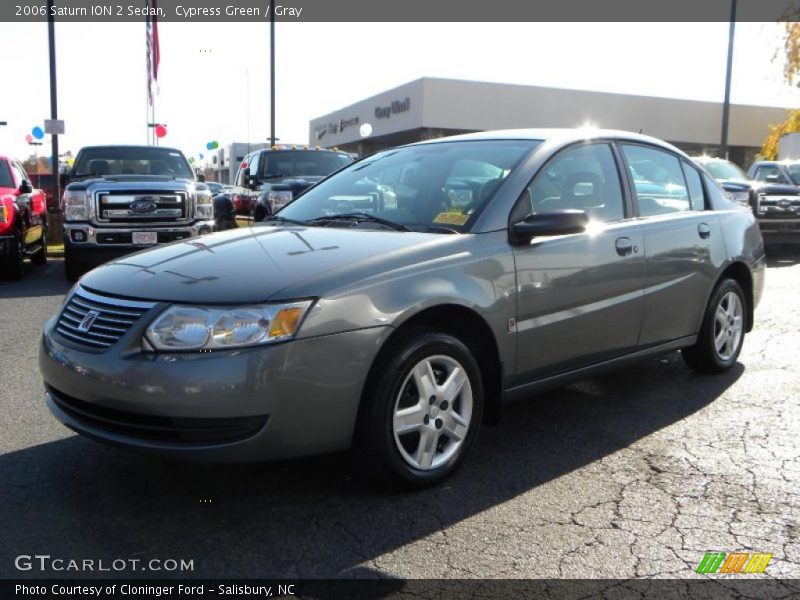 Cypress Green / Gray 2006 Saturn ION 2 Sedan