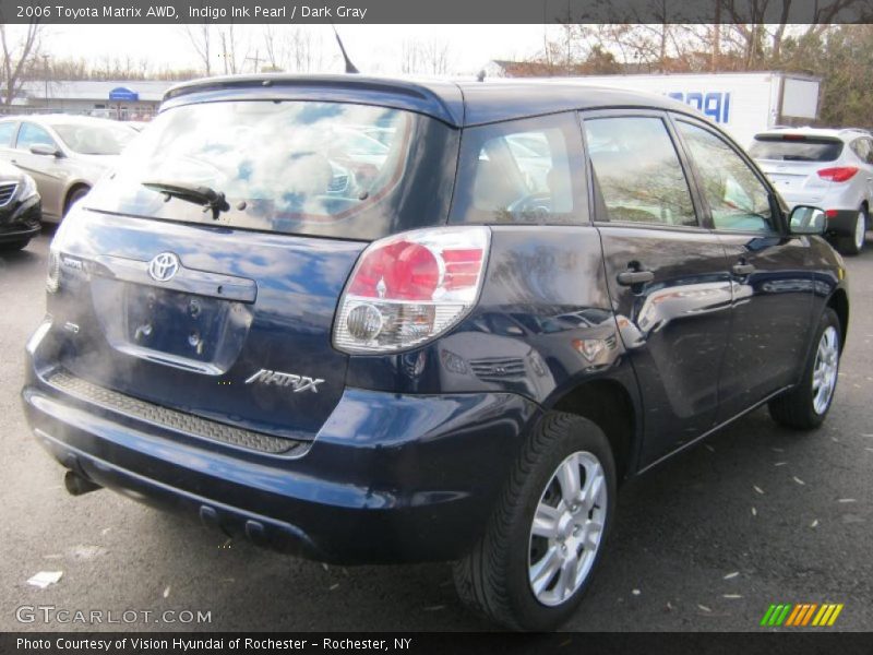 Indigo Ink Pearl / Dark Gray 2006 Toyota Matrix AWD