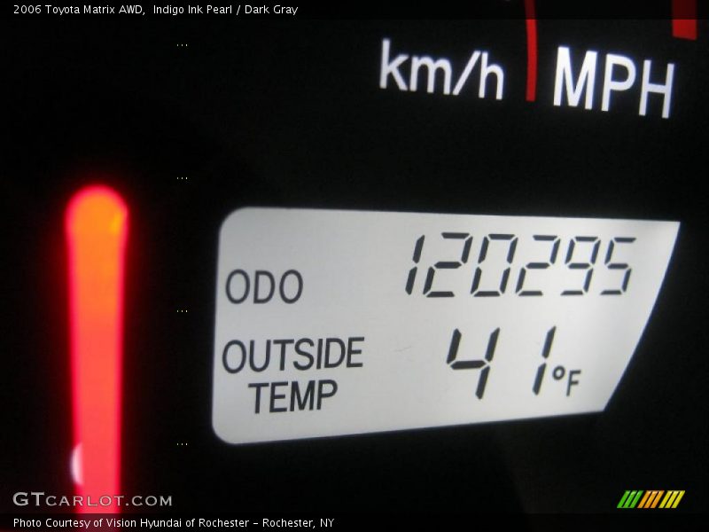 Indigo Ink Pearl / Dark Gray 2006 Toyota Matrix AWD