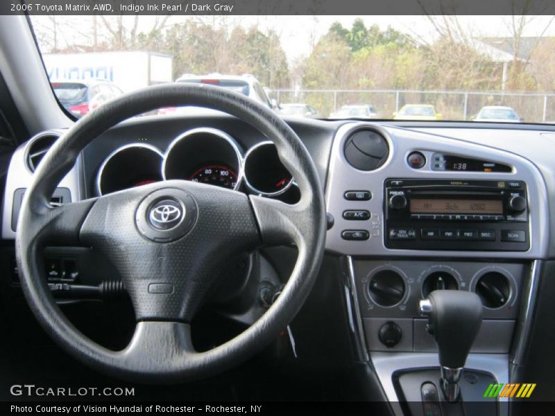 Dashboard of 2006 Matrix AWD