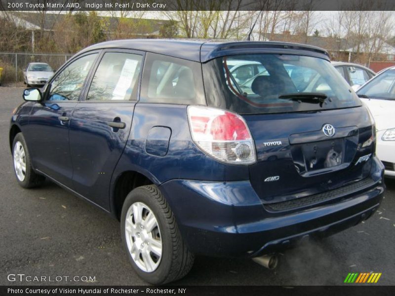 Indigo Ink Pearl / Dark Gray 2006 Toyota Matrix AWD