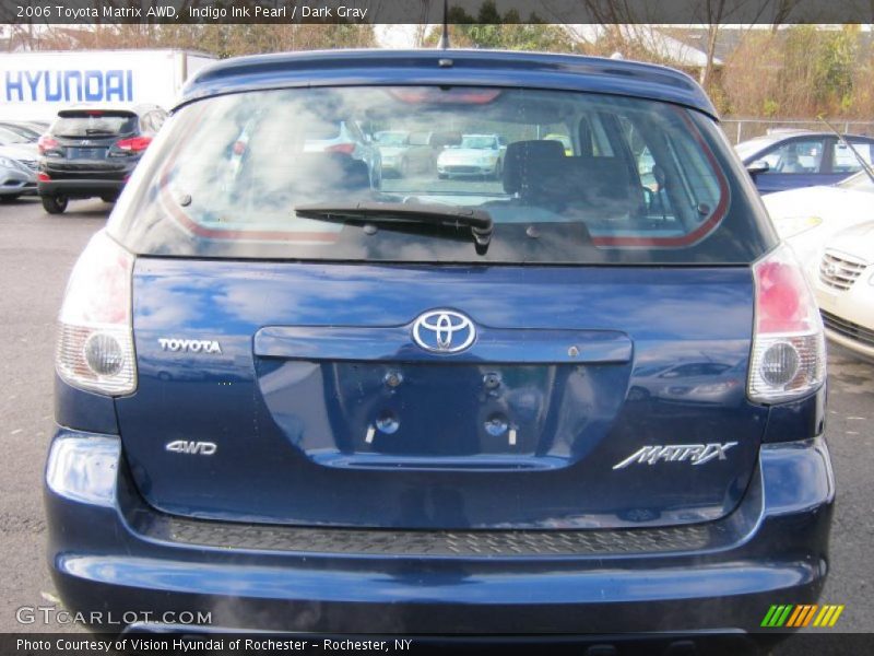 Indigo Ink Pearl / Dark Gray 2006 Toyota Matrix AWD