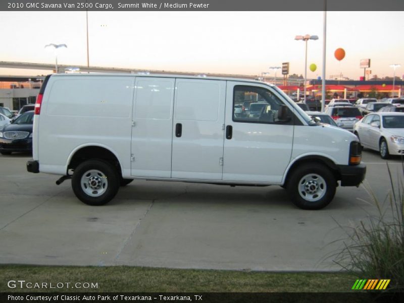  2010 Savana Van 2500 Cargo Summit White