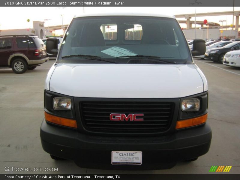 Summit White / Medium Pewter 2010 GMC Savana Van 2500 Cargo