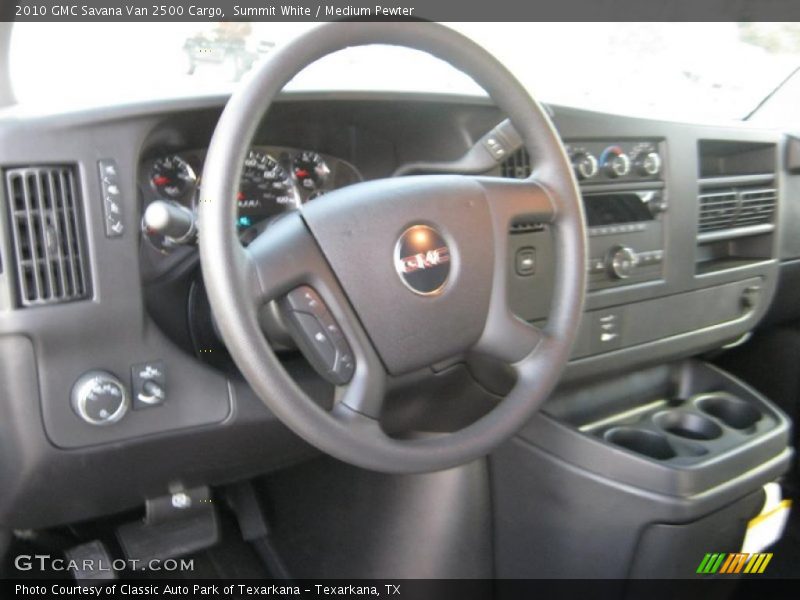 Summit White / Medium Pewter 2010 GMC Savana Van 2500 Cargo
