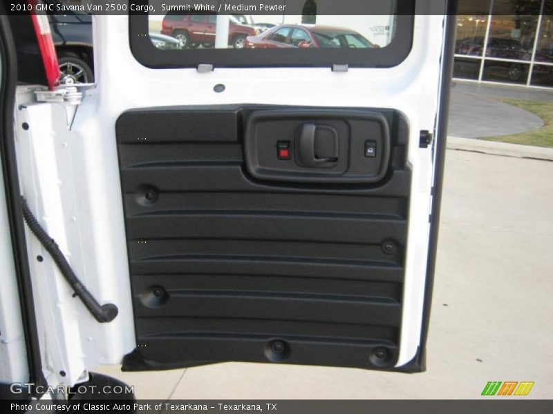 Summit White / Medium Pewter 2010 GMC Savana Van 2500 Cargo