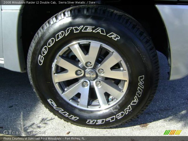 Sierra Silver Metallic / Slate 2008 Mitsubishi Raider LS Double Cab