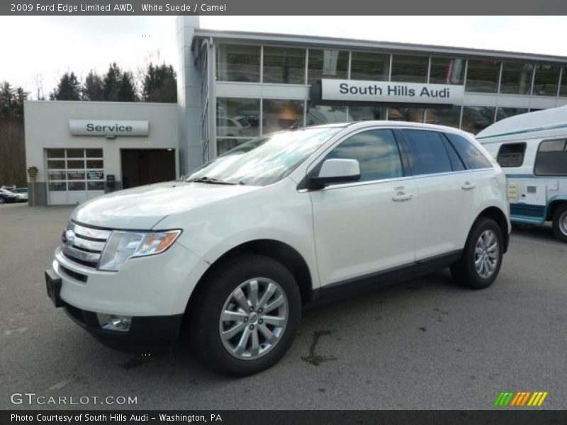 White Suede / Camel 2009 Ford Edge Limited AWD
