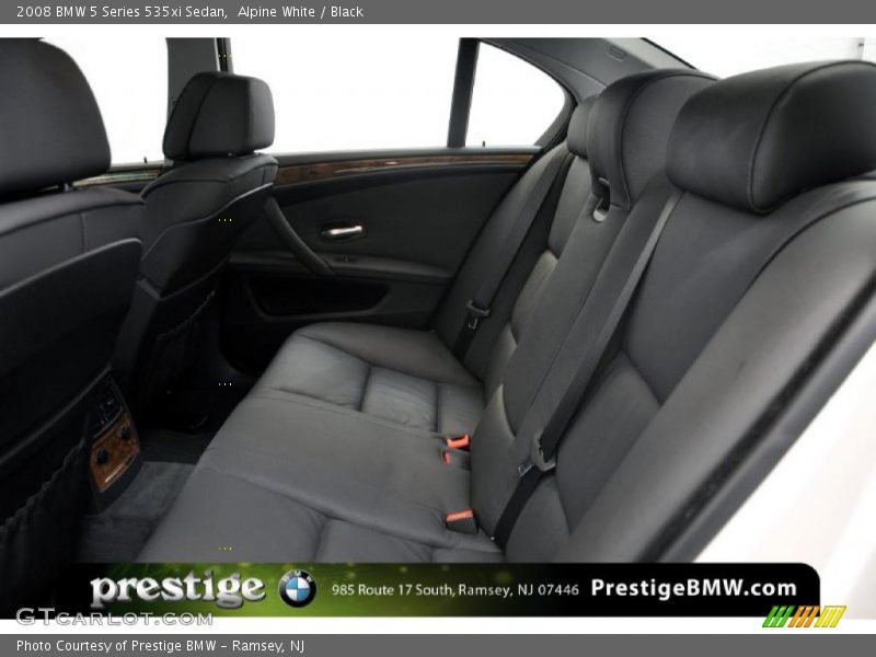 Alpine White / Black 2008 BMW 5 Series 535xi Sedan