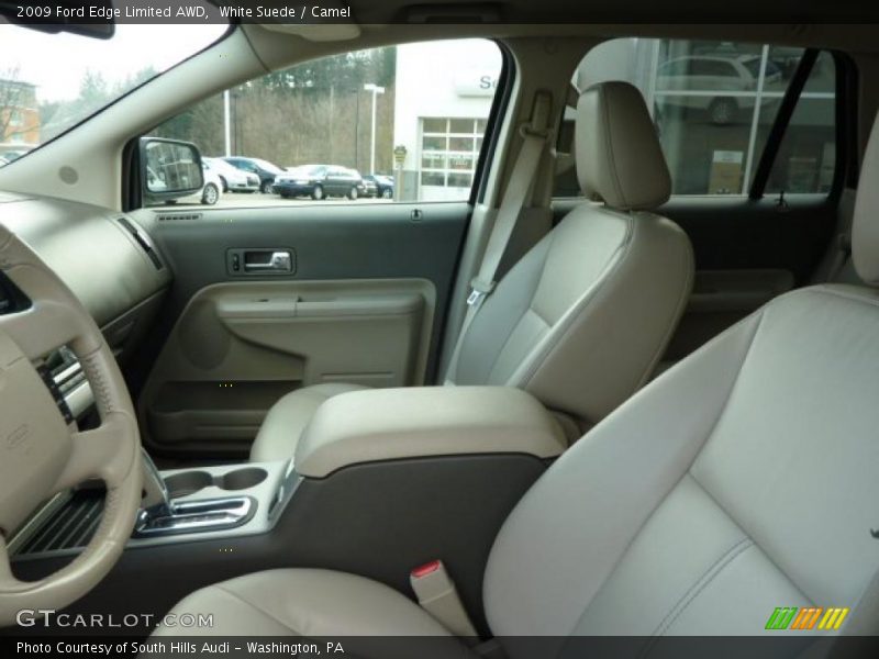 White Suede / Camel 2009 Ford Edge Limited AWD