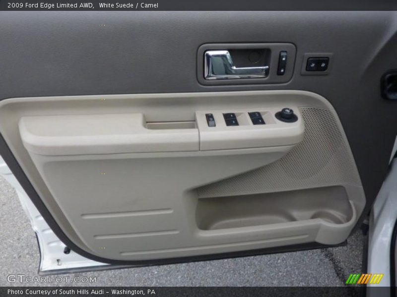 White Suede / Camel 2009 Ford Edge Limited AWD