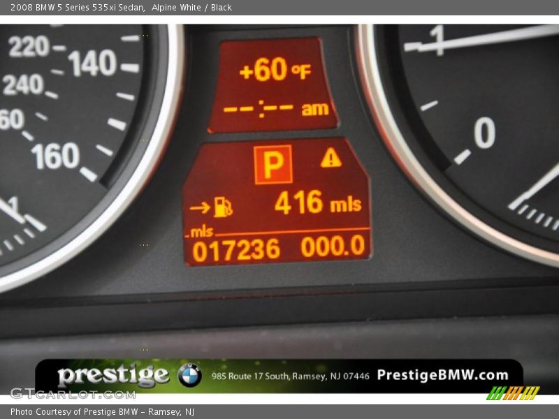 Alpine White / Black 2008 BMW 5 Series 535xi Sedan