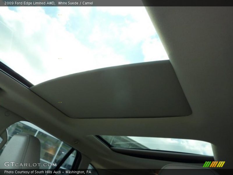 White Suede / Camel 2009 Ford Edge Limited AWD