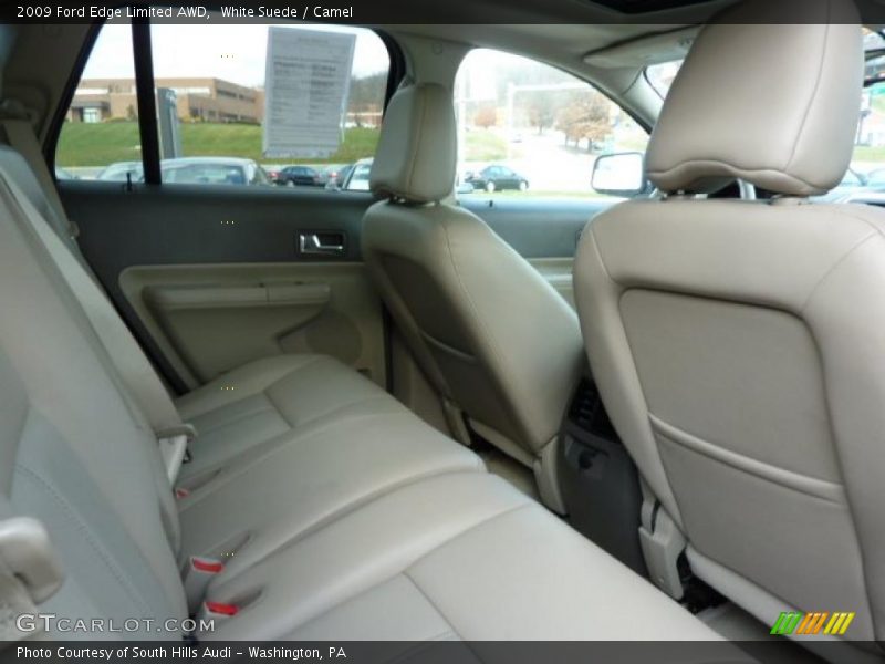 White Suede / Camel 2009 Ford Edge Limited AWD