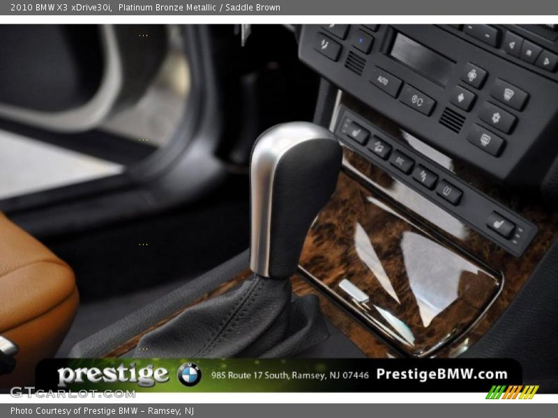 Platinum Bronze Metallic / Saddle Brown 2010 BMW X3 xDrive30i