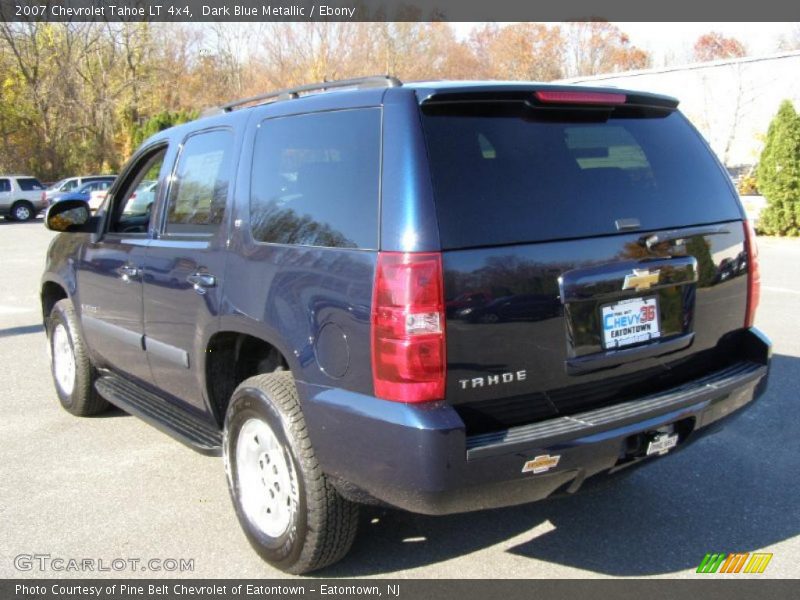Dark Blue Metallic / Ebony 2007 Chevrolet Tahoe LT 4x4