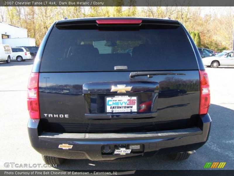 Dark Blue Metallic / Ebony 2007 Chevrolet Tahoe LT 4x4