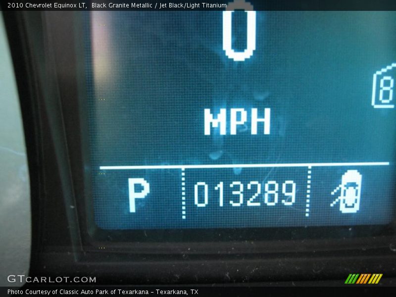 Black Granite Metallic / Jet Black/Light Titanium 2010 Chevrolet Equinox LT