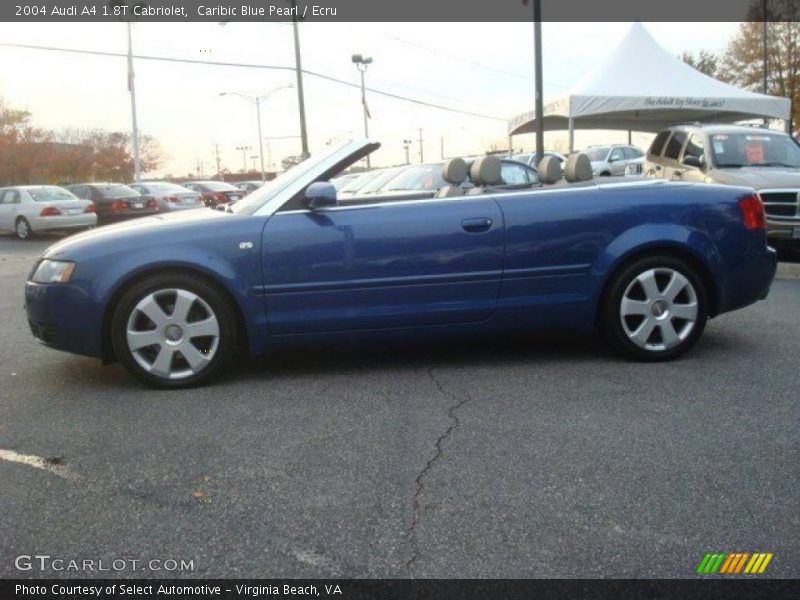  2004 A4 1.8T Cabriolet Caribic Blue Pearl