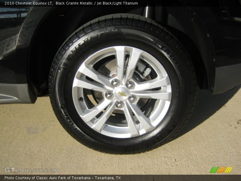 Black Granite Metallic / Jet Black/Light Titanium 2010 Chevrolet Equinox LT
