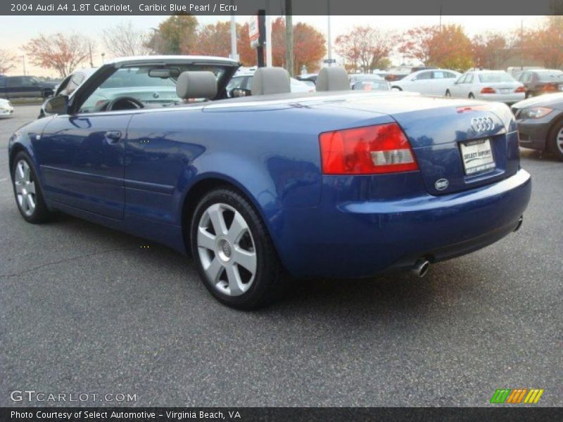 Caribic Blue Pearl / Ecru 2004 Audi A4 1.8T Cabriolet