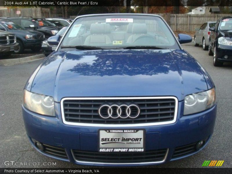 Caribic Blue Pearl / Ecru 2004 Audi A4 1.8T Cabriolet