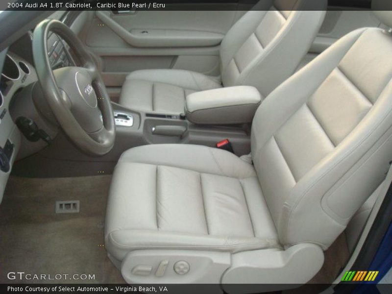  2004 A4 1.8T Cabriolet Ecru Interior