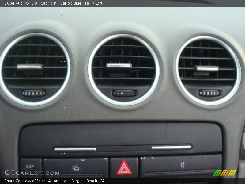 Caribic Blue Pearl / Ecru 2004 Audi A4 1.8T Cabriolet