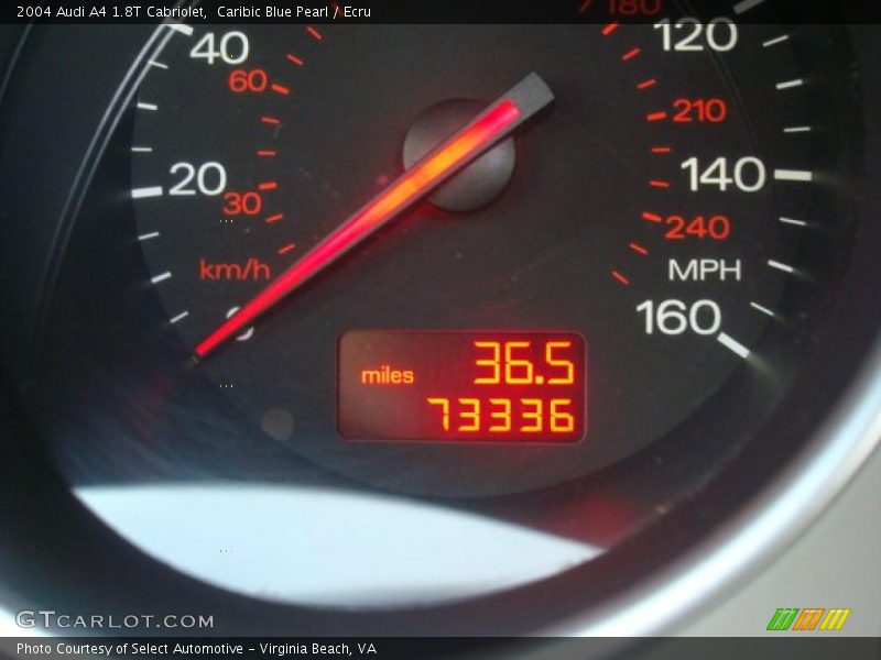 Caribic Blue Pearl / Ecru 2004 Audi A4 1.8T Cabriolet