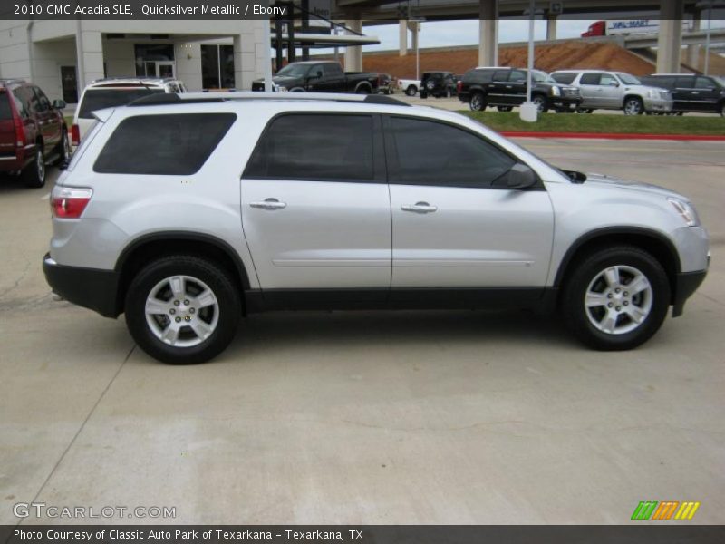 Quicksilver Metallic / Ebony 2010 GMC Acadia SLE