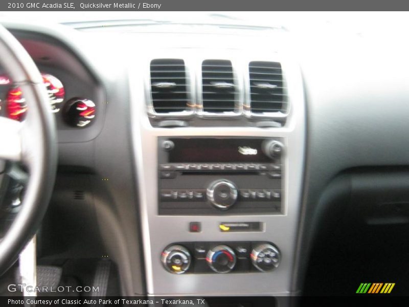Quicksilver Metallic / Ebony 2010 GMC Acadia SLE