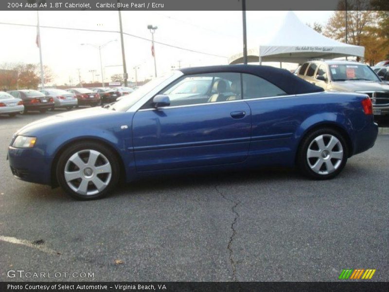  2004 A4 1.8T Cabriolet Caribic Blue Pearl