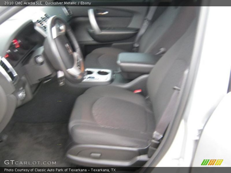 Quicksilver Metallic / Ebony 2010 GMC Acadia SLE