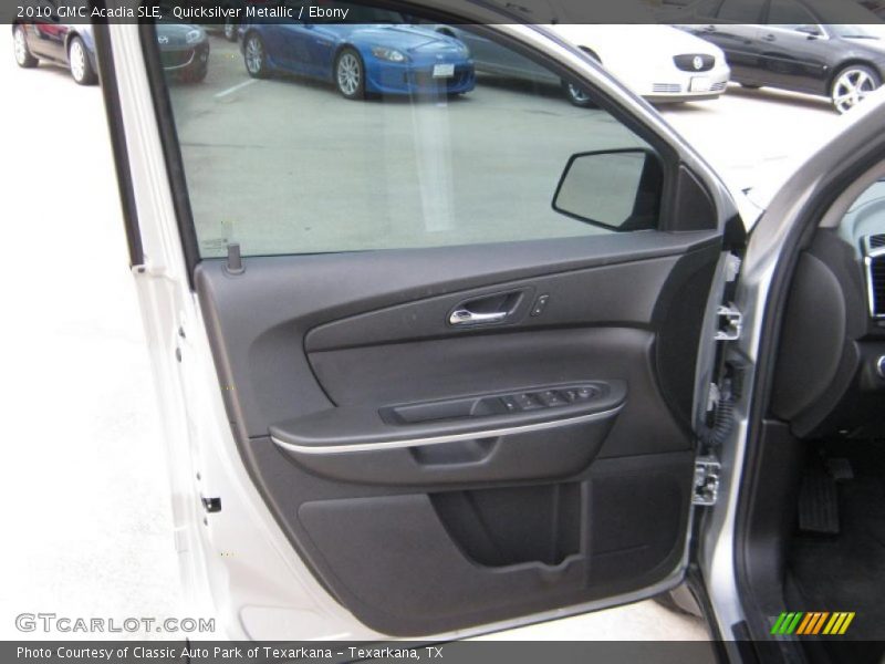 Quicksilver Metallic / Ebony 2010 GMC Acadia SLE