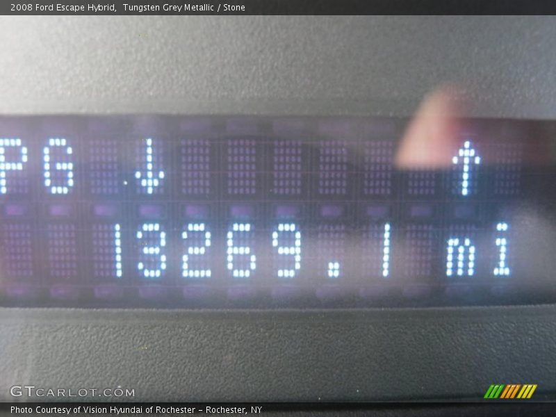Tungsten Grey Metallic / Stone 2008 Ford Escape Hybrid