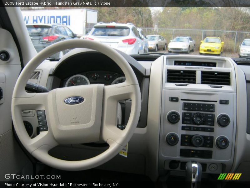 Tungsten Grey Metallic / Stone 2008 Ford Escape Hybrid